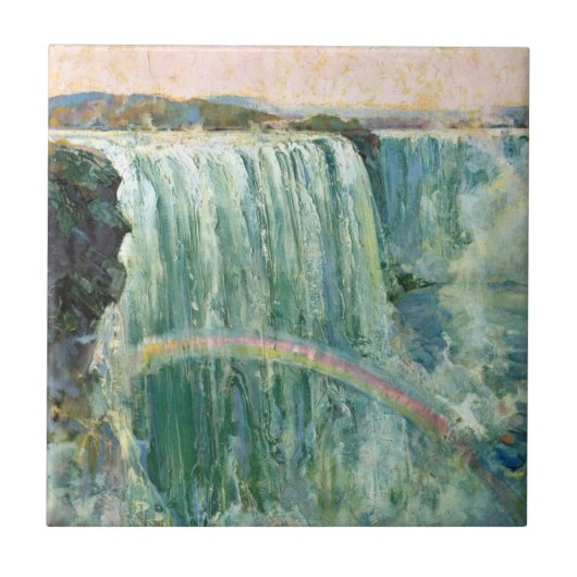 Carreau Poster Vintage voyage Pour Niagara Falls (Devant)