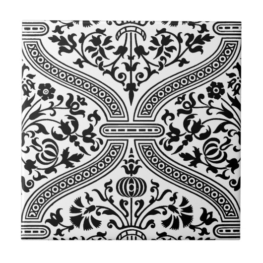 Carreau postmodernisme art déco motif (Devant)