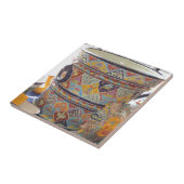 Carreau Poterie de style de Talavera de Mexicain (Côté)