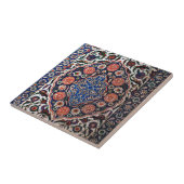 Carreau Poterie turque tribale ethnique florale de (Côté)