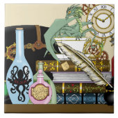 Carreau Potions Dragon Steampunk Livres (Devant)
