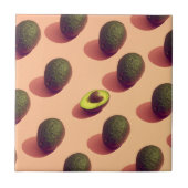 Carreau Potrait de fruits Avocado (Devant)