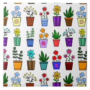 Carreau Pots de fleurs Carrelage en céramique