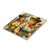 Carreau Poules vintages (Côté)