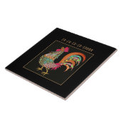 Carreau Poulet Carrelé De Trivet Coloré (Côté)
