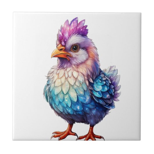 Carreau Poulet peu bavard (Devant)