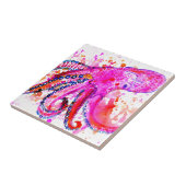 Carreau Poulpe coloré Art02 (Côté)