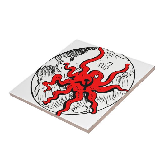 Carreau Poulpe communiste (Côté)