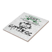 Carreau Pour apprendre le BONHEUR, les leçons de la vie ci (Côté)