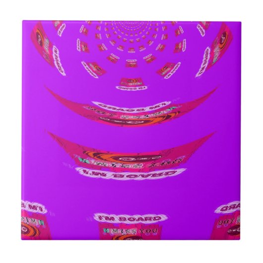 Carreau Pour drôle, je me manque de toi (Devant)