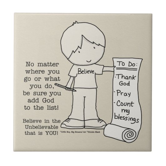 Carreau Pour faire la liste (Devant)