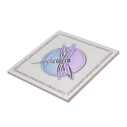 Carreau Pourpre de libellule (Côté)