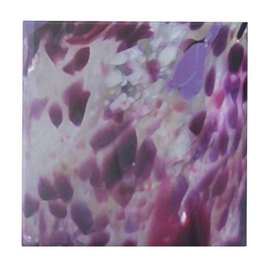 Carreau Pourpre, mauve, lilas, blanc, crème (Devant)