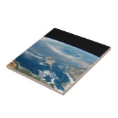 Carreau Poussière Sur La Mer Méditerranée Et L'Île Chypre (Côté)