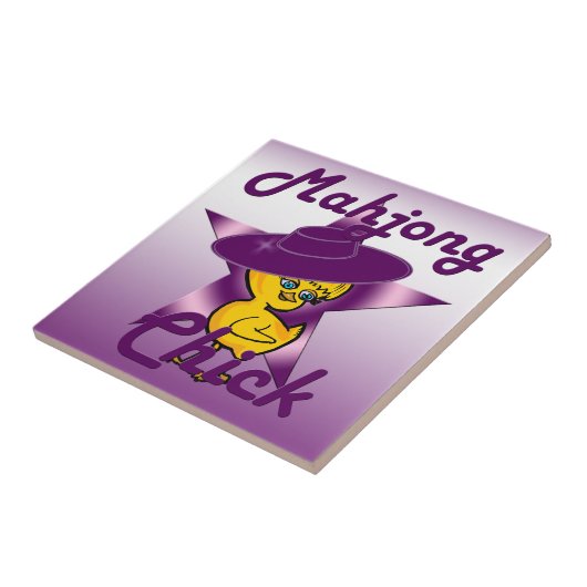 Carreau Poussin #9 de Mahjong (Côté)