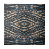 Carreau Poutres en bois bleues et brunes Photo Perspective (Devant)