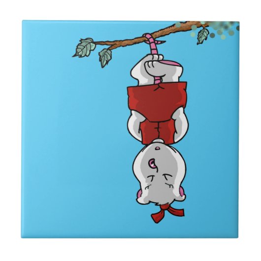 Carreau Pozzum | Suspendu vers le haut vers le bas (Devant)