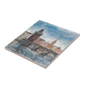 Carreau Prag - Charles peinture de pont (Côté)