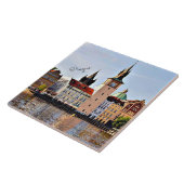 Carreau Prague, République tchèque, (Côté)