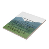 Carreau Prayer Tile de seigneur cherokee (Côté)