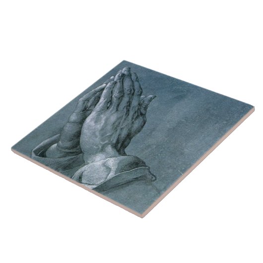 Carreau Praying Hands (par Albrecht Dürer) (Côté)