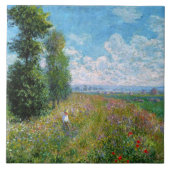 Carreau Pré avec des peupliers par Claude Monet (Devant)