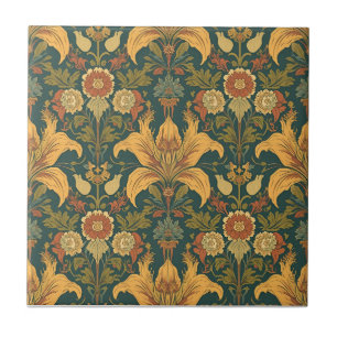 Carreau Pré-raphate de William Morris Golden Lily Vintage