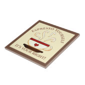Carreau Premier Amendement : Espresso Yourself (Côté)
