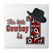 Carreau Premier anniversaire de Cowboy (Devant)