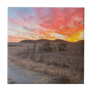 Carreau Premier coucher du soleil du jour