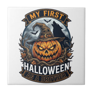 Carreau Premier Halloween en tant que frère Pumpkin Wolf M
