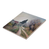 Carreau PREMIER PRINTEMPS À VERNALESE / Paysage toscan (Côté)