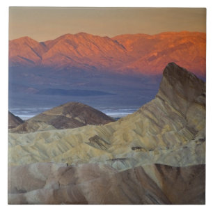 Carreau Première lumière du matin sur Zabriskie Point et