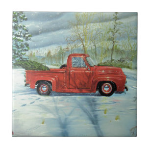 Carreau Prendre l'arbre pour Noël