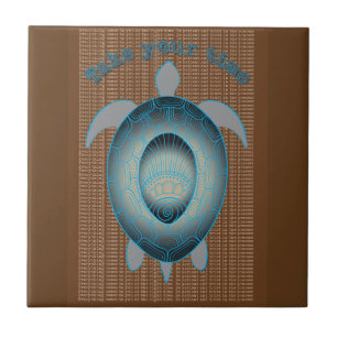 Carreau Prenez votre temps Turtle motivation citation