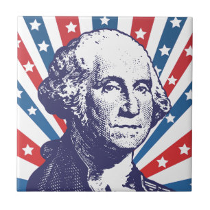 Carreau président George Washington