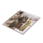 Carreau Prêtres et paysans russes adorent Jésus (Côté)