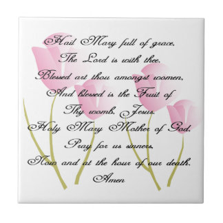 Carreau Prière de Hail Mary