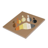 Carreau Prière de l'ours Paw détendu (Côté)