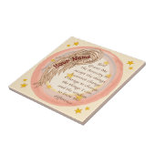 Carreau Prière de sérénité de l'ange (Côté)