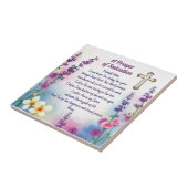 Carreau "Prière du salut" Foi et grâce (Côté)