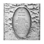 Carreau Prière Pour La Restauration (Devant)