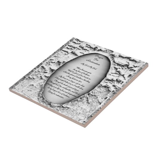 Carreau Prière Pour La Restauration (Côté)