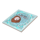 Carreau Prière pour la sérénité du baseball (Côté)