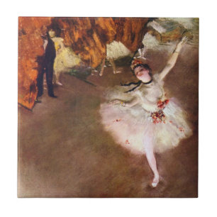 Carreau Prima Ballerina, Rosita Mauri par Edgar Degas