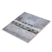 Carreau Primitive Winter Snow Country Rustic Open House (Côté)