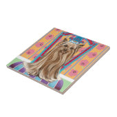 Carreau Princesse de la Couronne Yorkie (Côté)