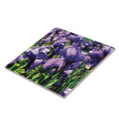 Carreau Princesse Smith royal d'iris (Côté)