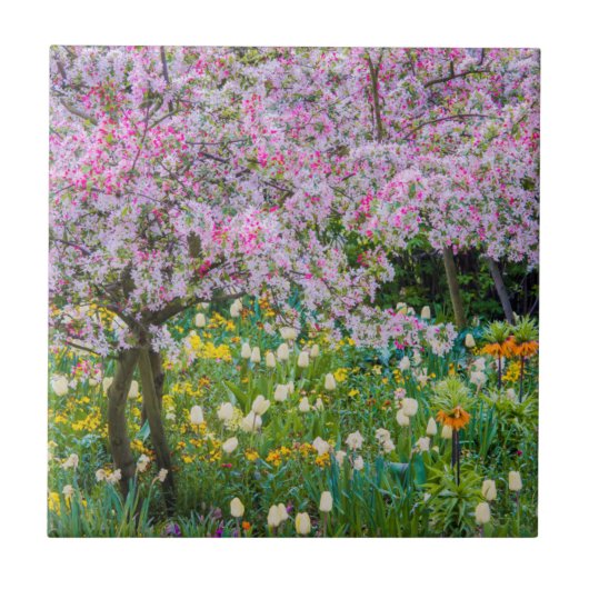 Carreau Printemps dans le jardin de Claude Monet (Devant)