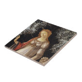 Carreau Printemps, détail de Vénus par Sandro Botticelli (Côté)